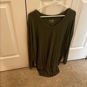 Olive Green Women's Top